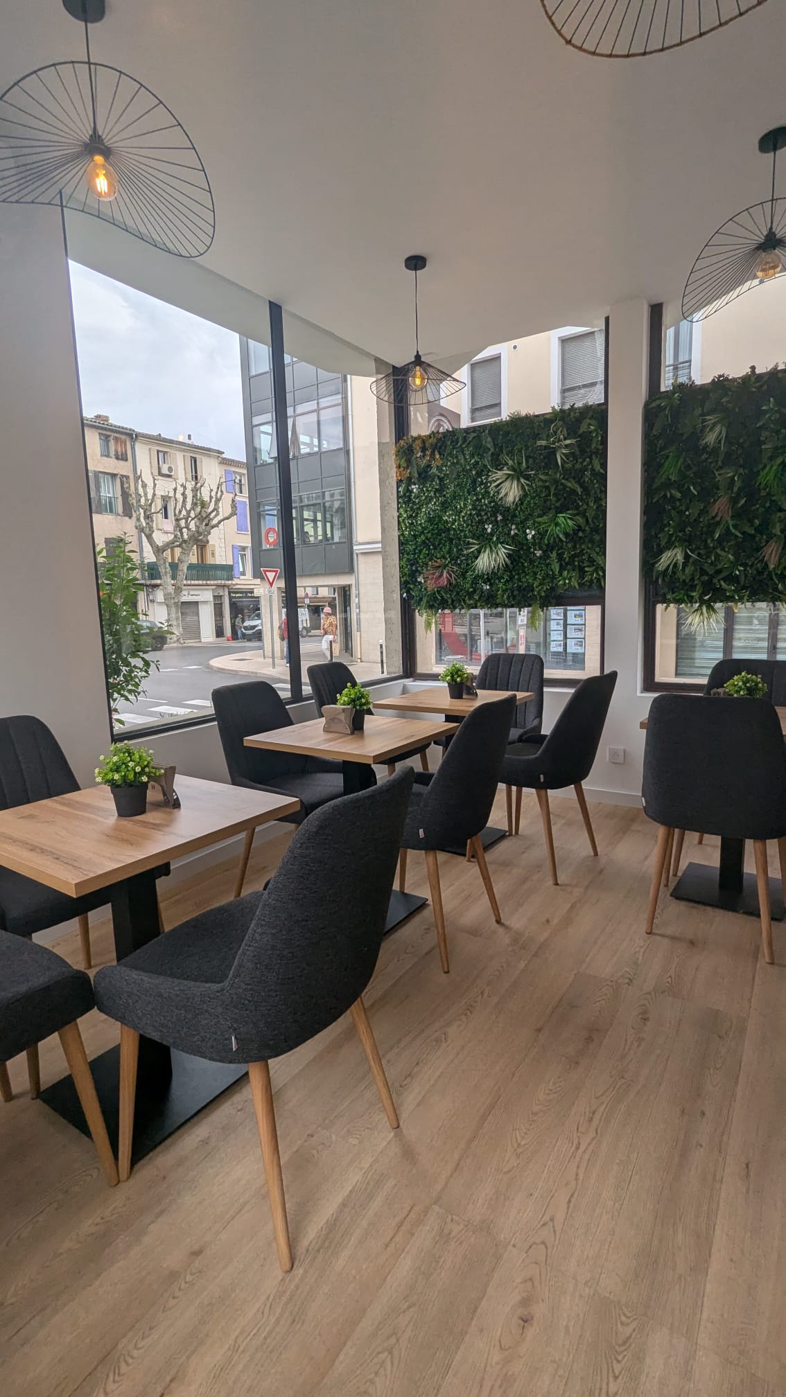 Salle intérieure de L'Atelier Sucré